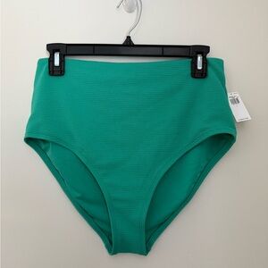 Old Navy Teal Textured Bikini Bottoms